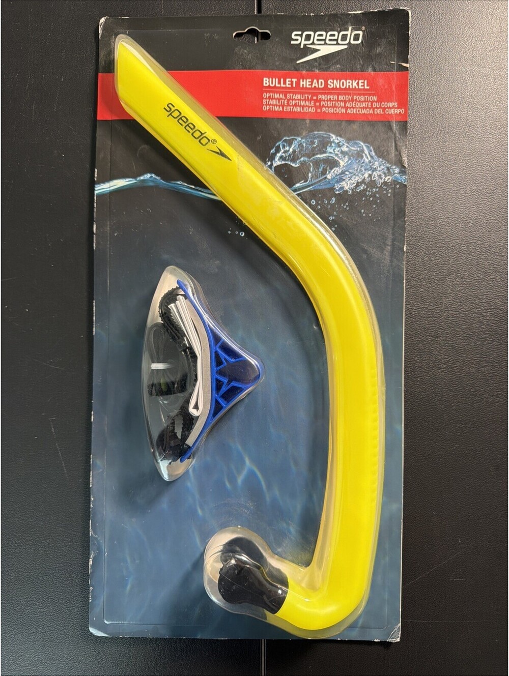 NEW Speedo Bullet Head Swim Training Snorkel Unisex Adult FAST SHIPPING